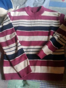 Striped Knit Sweater