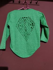 Cute Green Crop Top