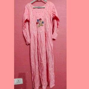 Pink Kurta Women(L)Size