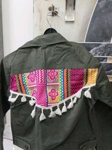 Embroidered Detail Jacket