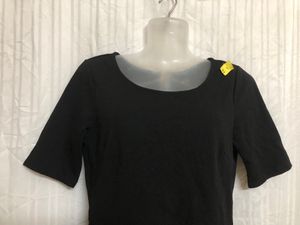 Dotti Black Short Sleeve Top