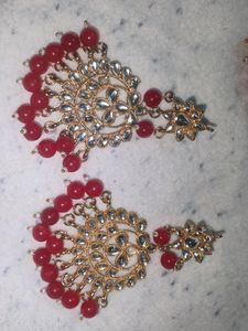 Necklace With Tika And Earrings