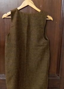Sleeveless Brown Dress