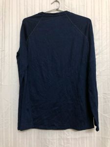 Adidas Blue Long Sleeve T Shirt