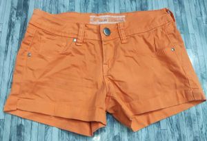 Orange Denim Shorts 🧡