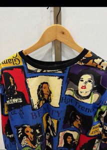 Retro Print Pullover