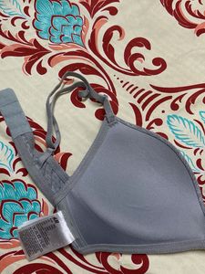 H&amp;M Grey Non Wired Push Up Bra
