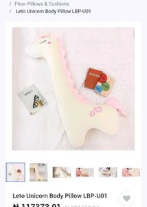 Leto Unicorn Body Pillow