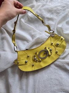 ‼️Guess Y2K Yellow Monogram Baguette‼️