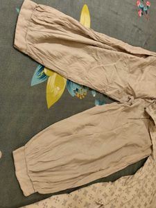 Floral Embroidered Cotton Suit