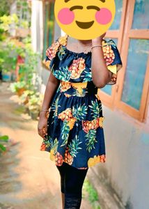 Pineapple Print Dress