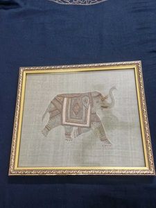 Framed Elephant Art