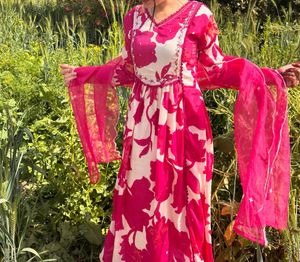 Floral Print Kurta Set