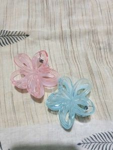 Flower Hair Claw Clips