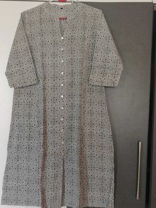 Comfort Meets Elegance – Pure Cotton A-Line Kurta