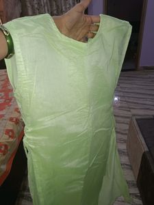 Green Georget A Shape Kurta