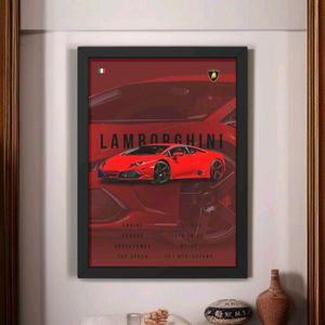 Lamborghini Sports Car HD Photo Frame – Premium