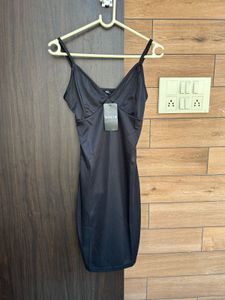 Black Slip Dress - Shein