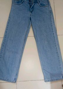 Light Blue Wide Leg Jeans