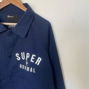 Super Normal Navy Coach Jacket