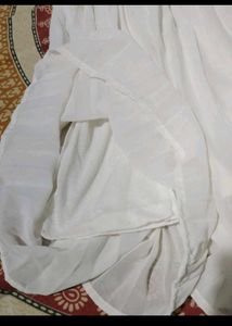 Flowy White Palazzo Pants