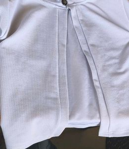 Elegant White Bolero Jacket