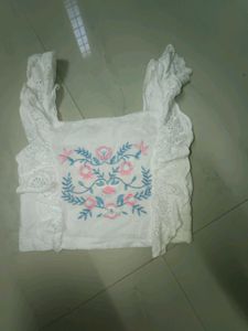 Floral Embroidered Top