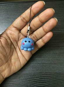 Clay Octopus Keychain Set × 2