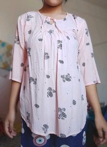 Flowy Peach Top