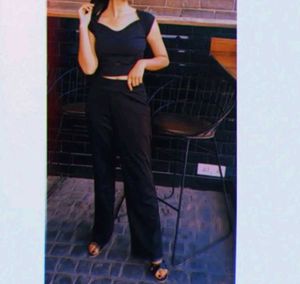 Tokyo Talkies Black Top - Size S
