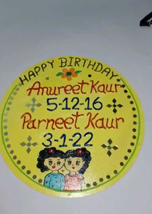 Personalized Birthday Plaque