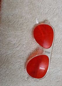 Red Colour Stylish Goggles And Sunglasses