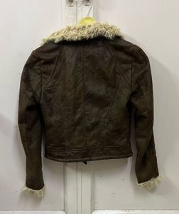 Brown Faux Fur Jacket