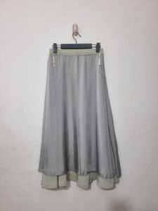 Beige Midi Skirt (Imported)