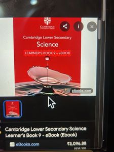 Cambridge lower secondary science Book 9