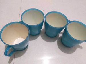 Cup &amp; Glass Combo Plastic