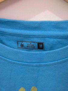 Blue 'Radiant' Graphic Tee