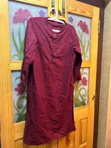 W Original Maroon Kurta