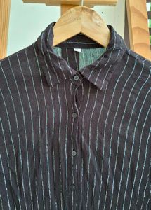 Striped Button-Down Shirt