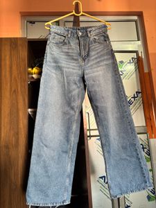 H&amp;M Wide Leg Denim Jeans