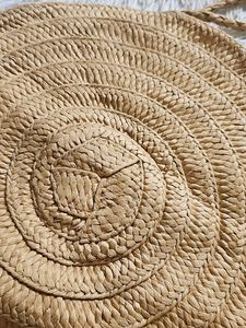 Round Straw Handbag