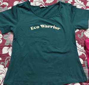 Set Of Two Eco Warrior  &amp; VALENTINE Tee