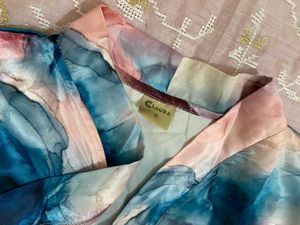 CLAURA Women Satin Silk Robe