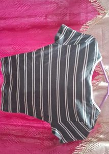 Striped Crop Top
