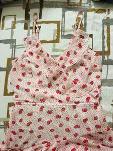 Cute Strawberry Romper