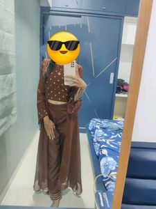 Top And Bottom Set Partywear