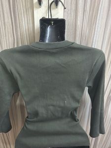 Turtle Neck Olive top
