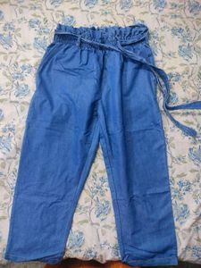 Fancy Blue Straight Trouser 💙