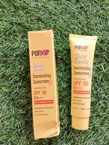 Myglaam Pop Xo Glow Goals Illuminating Sunscreen