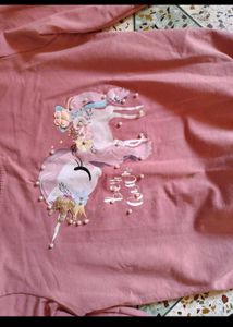 Cute Pink Korean Sweatshirt